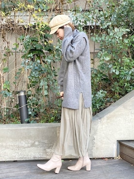 asuka.kさん（レディース・161cm）の冬コーディネート