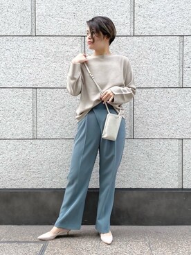「RIVEDROITE」｜「アイテム（財布/小物）」を使った、asuka.kさん（レディース・161cm）の冬コーディネート