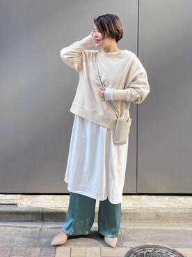 「RIVEDROITE」｜「アイテム（財布/小物）」を使った、asuka.kさん（レディース・161cm）の冬コーディネート