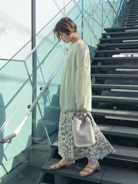 asuka.kさん（レディース・161cm）の冬コーディネート