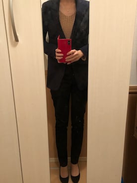 「Whim Gazette（ウィムガゼット）のアイテム（ジャケット/アウター）」を使った、ショコラさん（レディース・161cm）の春コーディネート