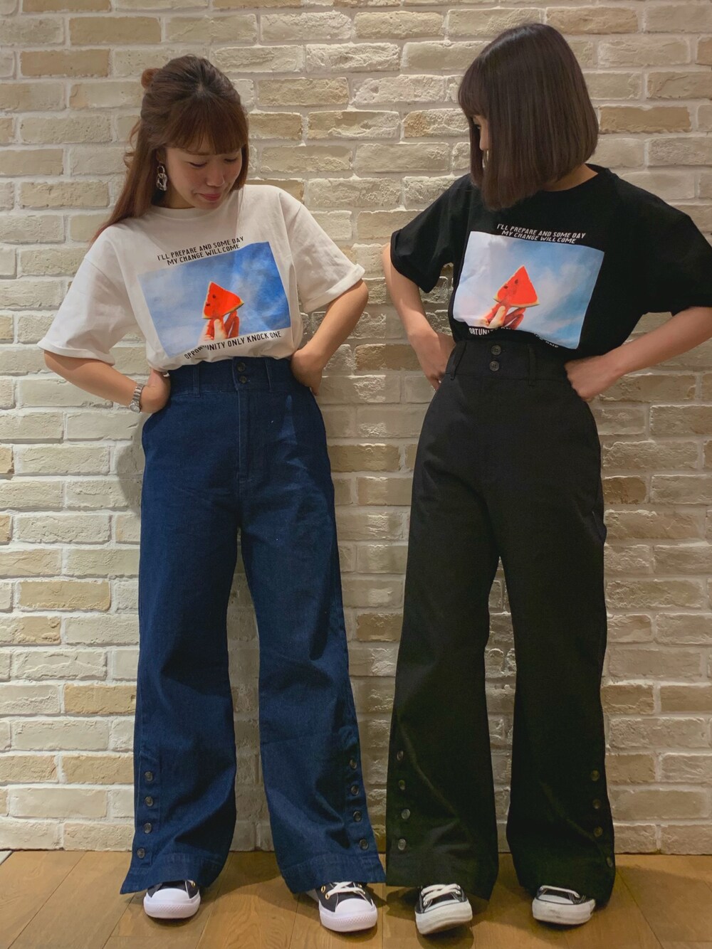 ushiyama        yukiさんの「青空フォトプリントTシャツ○（NiCORON）」を使ったコーディネート