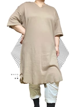 「ロールアップ」｜「アイテム（ワンピース/ドレス）」を使った、PSYCHOｻｲｺちゃんさん（レディース・165cm）の夏コーディネート