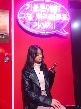 「FOREVER 21（フォーエバー トゥエンティーワン）のアイテム（その他アウター）」を使った、ニュンさん（レディース・163cm）の春コーディネート