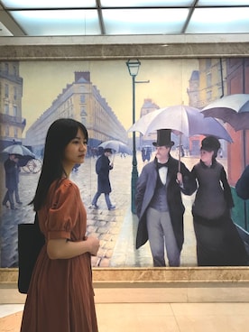 「美術館」｜ニュンさん（レディース・163cm）の春コーディネート