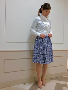 Francescaさん（レディース・160cm）の春コーディネート