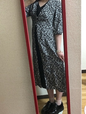 「アイテム（ワンピース/ドレス）」を使った、みーさん（レディース・165cm・10代）の春コーディネート