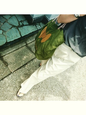 「havaianas（ハワイアナス）のアイテム（サンダル）」を使った、mai  mabuchiさん（レディース・158cm）の夏コーディネート