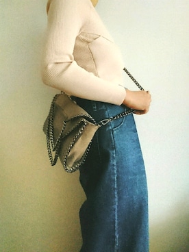 「MARCO BIANCHINI（マルコビアンチーニ）のアイテム」を使った、mai  mabuchiさん（レディース・158cm）の秋コーディネート