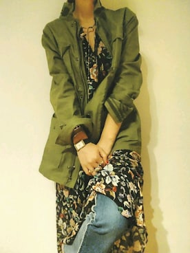 「RIVE DROITE（リヴドロワ）のアイテム」を使った、mai  mabuchiさん（レディース・158cm）の秋コーディネート