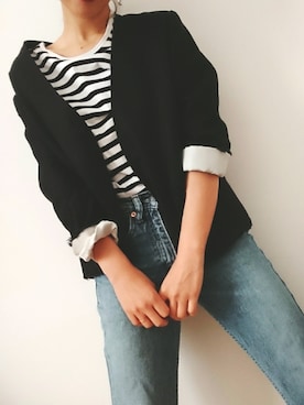 「Mila Owen（ミラオーウェン）のアイテム（Tシャツ/カットソー）」を使った、mai  mabuchiさん（レディース・158cm）の秋コーディネート