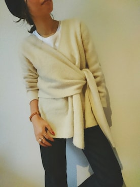 「FUMIKA_UCHIDA（フミカウチダ）のアイテム」を使った、mai  mabuchiさん（レディース・158cm）の秋コーディネート