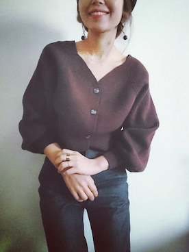 「Handmade（ハンドメイド）のアイテム（アクセサリー）」を使った、mai  mabuchiさん（レディース・158cm）の冬コーディネート