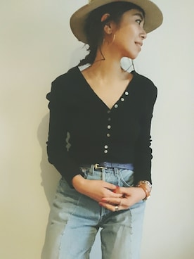 「PHILIPPE AUDIBERT（フィリップ オーディベール）のアイテム」を使った、mai  mabuchiさん（レディース・158cm）の冬コーディネート