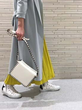 「RIVEDROITE」｜「アイテム（その他アウター）」を使った、mai  mabuchiさん（レディース・158cm）の冬コーディネート