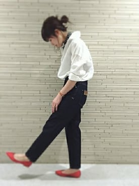 「ヤヌーク」｜mai  mabuchiさん（レディース・158cm）の冬コーディネート