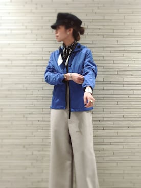 「RIVEDROITE」｜「アイテム（サロペット/オーバーオール）」を使った、mai  mabuchiさん（レディース・158cm）の春コーディネート