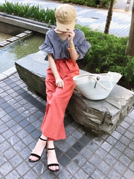 minmin08_さん（レディース・160cm）の夏コーディネート