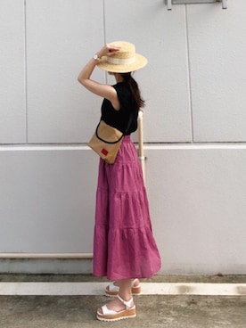 minmin08_さん（レディース・160cm）の夏コーディネート