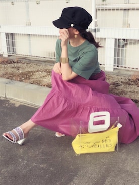 「アベイル」｜「アイテム（その他）」を使った、minmin08_さん（レディース・160cm）の夏コーディネート