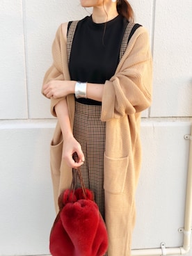 「大人シンプル」｜「アイテム（その他）」を使った、minmin08_さん（レディース・160cm）の秋コーディネート