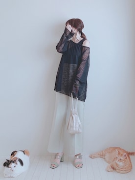 minmin08_さん（レディース・160cm）の夏コーディネート