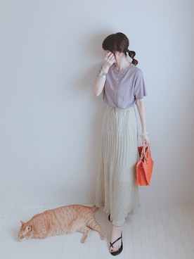 「ビーサン」｜「アイテム（その他）」を使った、minmin08_さん（レディース・160cm）の夏コーディネート