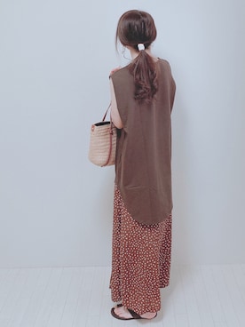「sweet&sheep（スイート＆シープ）のアイテム」を使った、minmin08_さん（レディース・160cm）の夏コーディネート