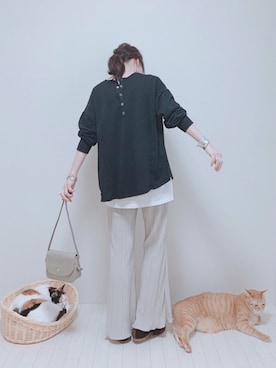 「秋のマイ旬スタイル」｜「アイテム（バレエシューズ）」を使った、minmin08_さん（レディース・160cm）の秋コーディネート