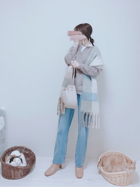 minmin08_さん(レディース・160cm)の冬コーディネート