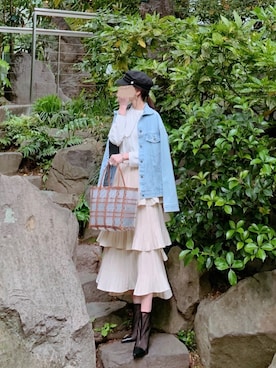 minmin08_さん（レディース・160cm）の春コーディネート