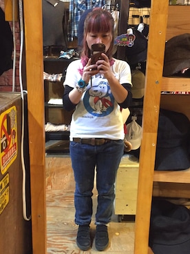 「YAMANE（ヤマネ）のアイテム」を使った、春空さん（レディース・152cm）の夏コーディネート