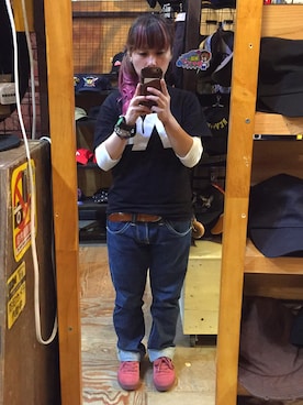 「ANALOG.（アナログ）のアイテム」を使った、春空さん（レディース・152cm）の夏コーディネート