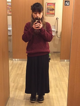 春空さん（レディース・152cm）の冬コーディネート