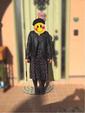 「地球文化屋（チキュウブンカヤ）のアイテム」を使った、rinさん（レディース・155cm）の冬コーディネート