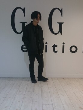 「GGD（ジージーディー）のアイテム（ジャケット/アウター）」を使った、GGD町田店さん（メンズ・172cm）の冬コーディネート