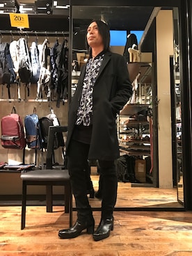 「GGD（ジージーディー）のアイテム（ブルゾン）」を使った、GGD町田店さん（メンズ・172cm）の春コーディネート