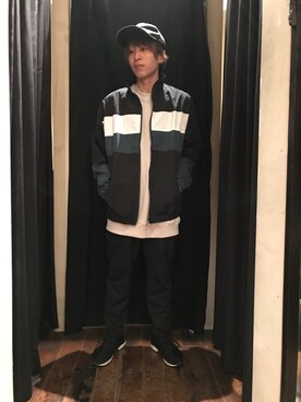 「GGD（ジージーディー）のアイテム（ジャケット/アウター）」を使った、GGD町田店さん（メンズ・172cm）の冬コーディネート
