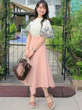 「NOELA（ノエラ）のアイテム」を使った、Noelaさん（レディース・152cm）の夏コーディネート