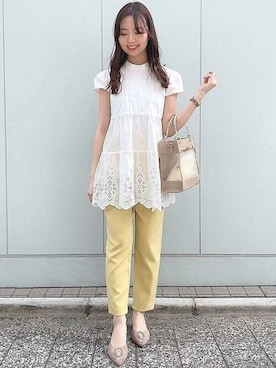 「NOELA（ノエラ）のアイテム」を使った、Noelaさん（レディース・162cm）の夏コーディネート