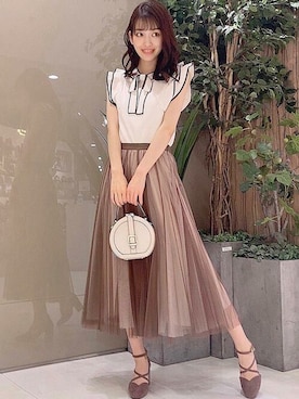 「NOELA（ノエラ）のアイテム」を使った、Noelaさん（レディース・168cm）の夏コーディネート