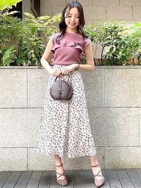 「NOELA（ノエラ）のアイテム」を使った、Noelaさん（レディース・162cm）の夏コーディネート