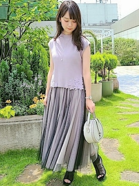 「NOELA（ノエラ）のアイテム」を使った、Noelaさん（レディース・152cm）の夏コーディネート