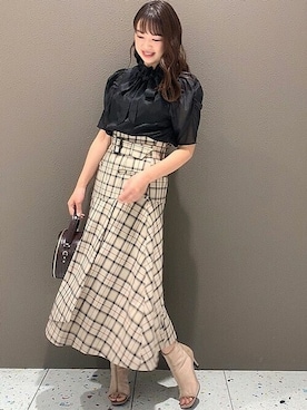 「NOELA（ノエラ）のアイテム」を使った、Noelaさん（レディース・153cm）の秋コーディネート