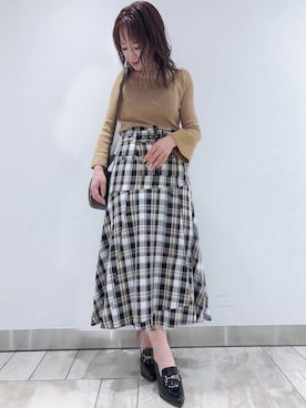 「NOELA（ノエラ）のアイテム」を使った、Noelaさん（レディース・153cm）の秋コーディネート