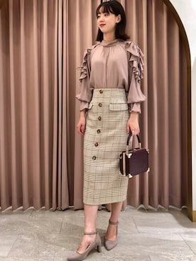 「NOELA（ノエラ）のアイテム」を使った、Noelaさん（レディース・167cm）の秋コーディネート