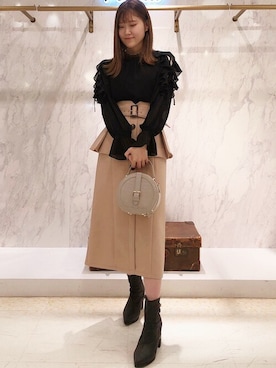 Noelaさん（レディース・156cm）の秋コーディネート