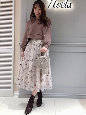 Noelaさん（レディース・168cm）の秋コーディネート