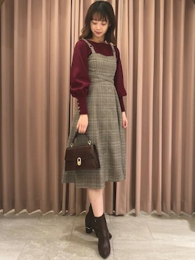 「NOELA（ノエラ）のアイテム」を使った、Noelaさん（レディース・167cm）の秋コーディネート