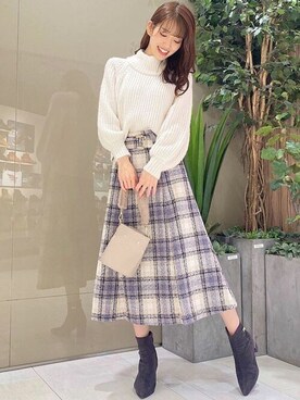 「NOELA（ノエラ）のアイテム」を使った、Noelaさん（レディース・168cm）の秋コーディネート